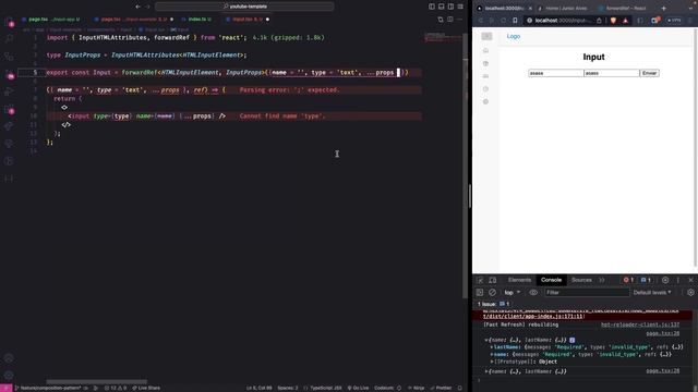 Componente INPUT Do ZERO Ao AVANÇADO | React | Nextjs 13 | +Dicas