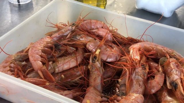 Рецепт, лангустины, рыба, мидии. Морской шашлык. смотреть онлайн