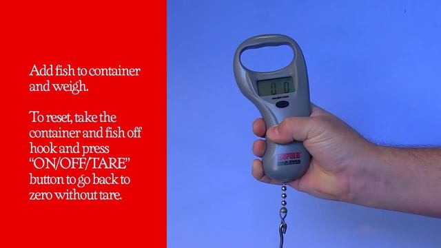 Весы рыболовные электронные RAPALA 50lb Digital Scale смотреть онлайн