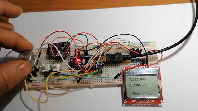 Vfo frequency generator with si5351 and Arduino смотреть онлайн