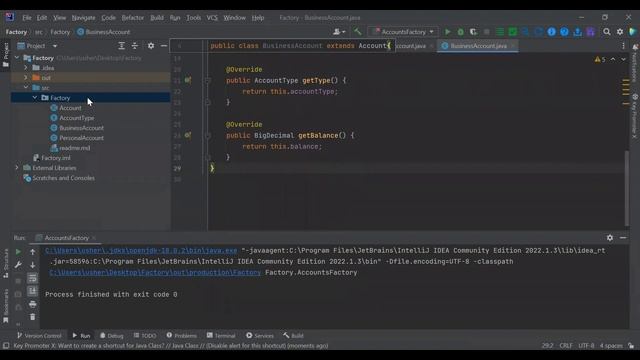 Factory Design Pattern (5 mins) смотреть онлайн