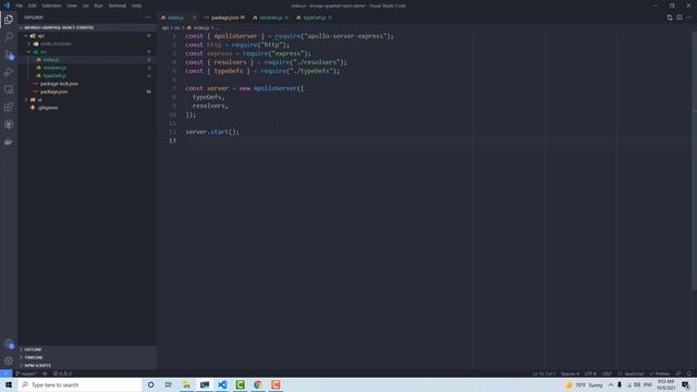 GraphQL Mongo and React Starter Code 2021 Setup pt. 1 смотреть онлайн
