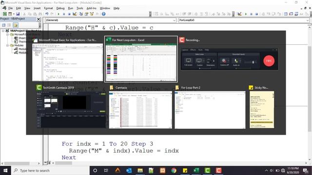 VBA For Loop Examples | Excel VBA Tutorial in Hindi смотреть онлайн