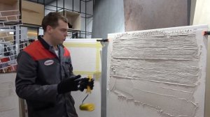 Имитация декоративной штукатурки "под дерево"