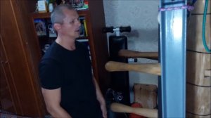 Вин Чун Кунфу восемь связок защиты на манекене Wing Chun Eight Bundles of Protection on wooden dumm