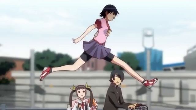 AMV-клип по Аниме "Истории монстров" (Bakenomonogatari) - Upside down смотреть онлайн