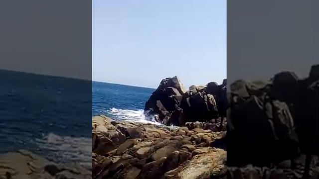 #Партенит пляж Итальянка #штормит смотреть онлайн