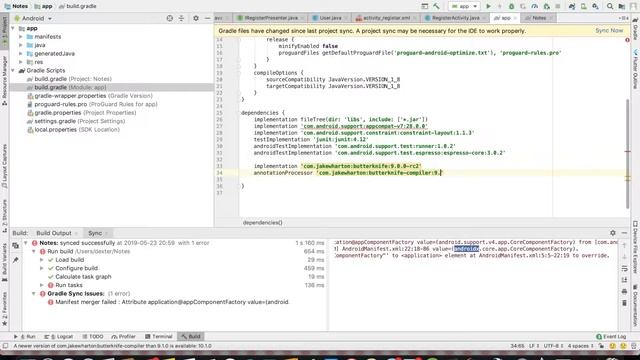 Notes with MVP +Butterknife - Part 2 смотреть онлайн