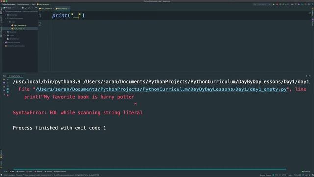 Python Absolute Beginner Series: Day 1 - Print Statements смотреть онлайн