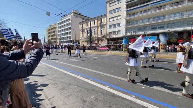Greece Athens The Big Military Parade To Celebrate 25th Of March 2022 Greek Revolution