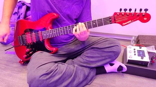 Hotone AMPERO II Stomp.  Первое включение.