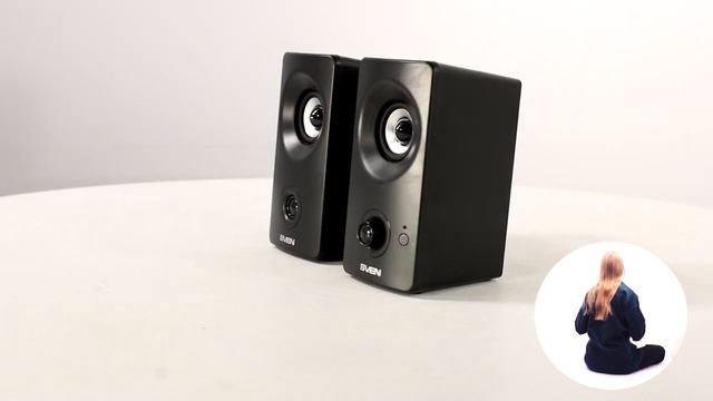 НИКС Компьютерный Супермаркет: видео про Компьютерные колонки SVEN 405 Black #1 смотреть онлайн