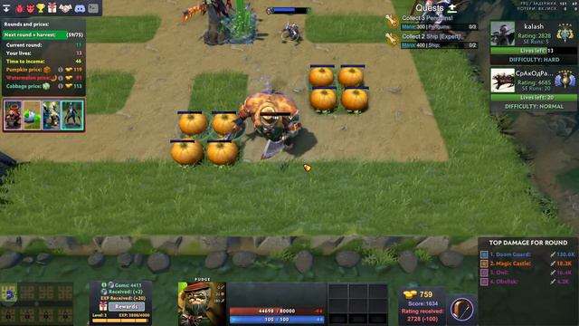 DOTA2 random farm TD (HARD) смотреть онлайн