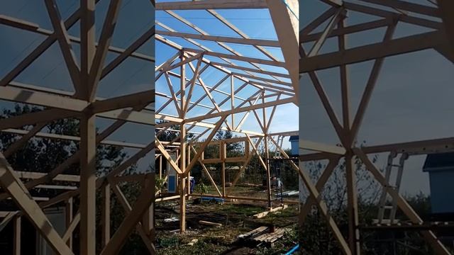 ПОСТРОИТЬ деревянную ТЕПЛИЦУ своими руками быстро и легко вдвоём. Технология. Обзор шаг за шагом. смотреть онлайн