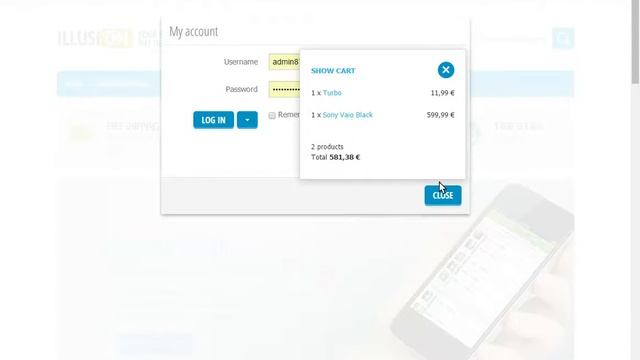 Illusion Virtuemart Template Demo смотреть онлайн