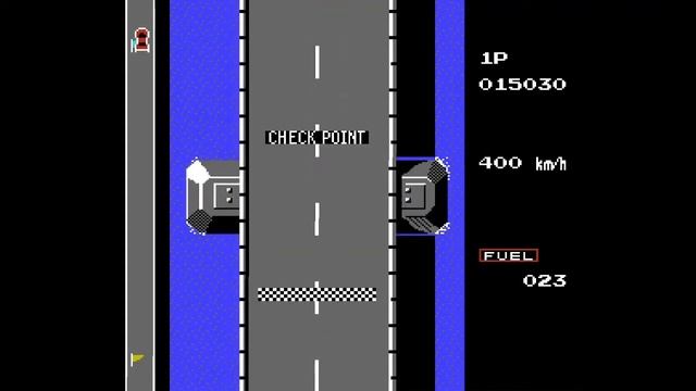 Road Fighter 1985. Dendy. Полное прохождение. смотреть онлайн
