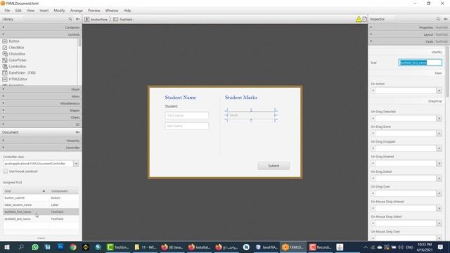 Java 2 Week 11-3 Example on GUI with scene builder смотреть онлайн