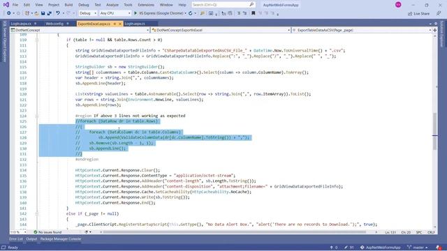 Export DataTable to CSV file | C# | .NET | Quickest Way смотреть онлайн