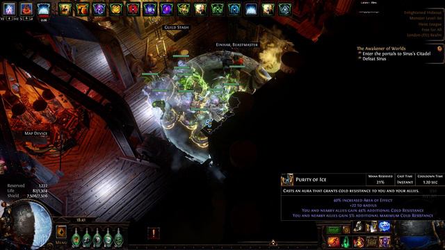 Path of Exile - Heist League - Sirus Awakener of Worlds - Second Battle смотреть онлайн