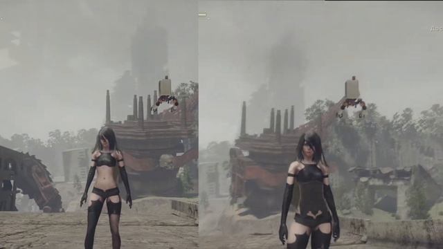 Nier:Automata 2B и A2 Walking смотреть онлайн