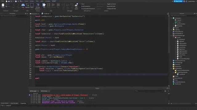 How To Make Your Arm Follows Your Camera In Roblox Studio смотреть онлайн