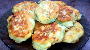 Все смешал и готово! Ленивые пирожки за 10 минут с луком и яйцом Очень Быстро и Вкусно. Оладушки.