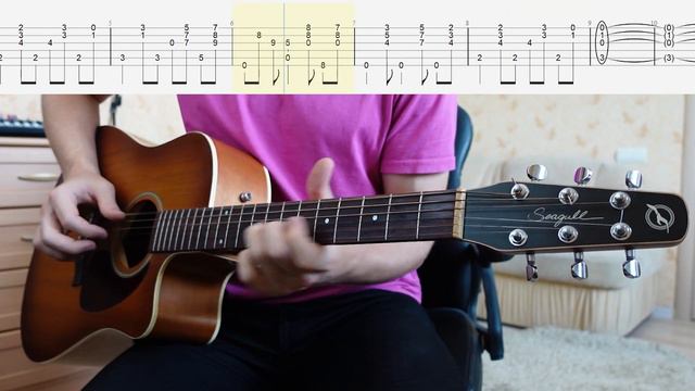 Tom Odell - Another Love (Guitar Cover + Screen Tabs) смотреть онлайн