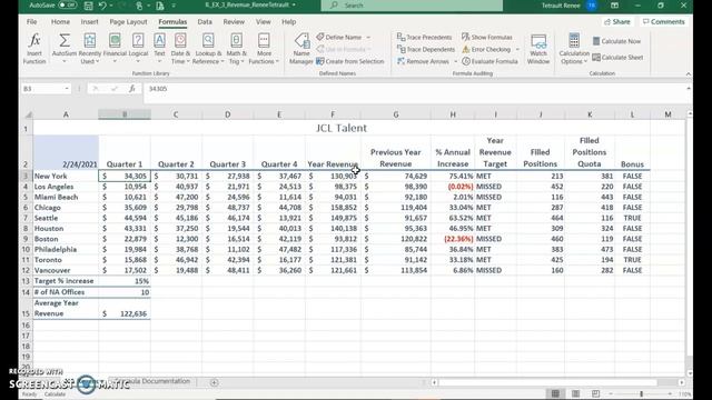 Excel Module 3 eTexbook Project Part 2 смотреть онлайн