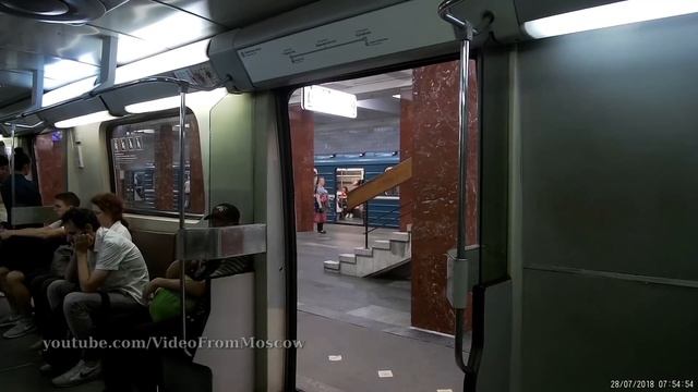 По Каховской линии метро на Яузе // 28 июля 2018 смотреть онлайн