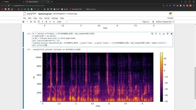 Audio Spectrogram - Python + OpenGL + PyAudio смотреть онлайн