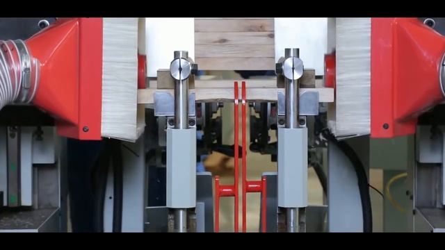 Двусторонний шипорезный станок QUADRO. Модель YRT.100 DOUBLE - видео работы станка смотреть онлайн