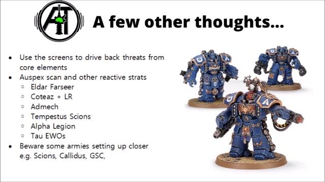 Countering Deep Strike and Reserves - Screening and Other Tactics - Warhammer 40k Strategy Guide смотреть онлайн