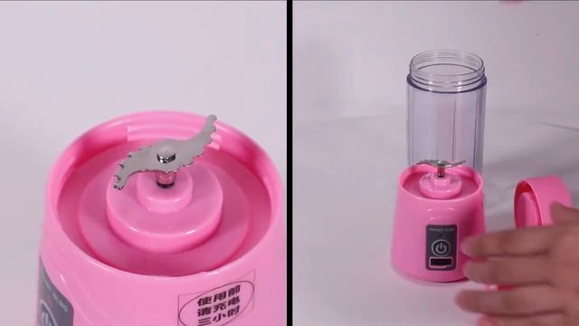 Smart USB Rechargeable and Portable Electric Juice Blender смотреть онлайн