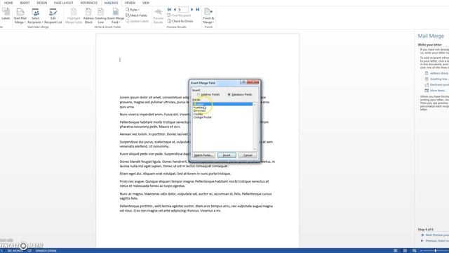 Cómo hacer un mail merge (de Excel a Word) смотреть онлайн