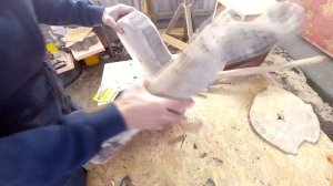 поделки из дерева. стол из корней. лесная мебель