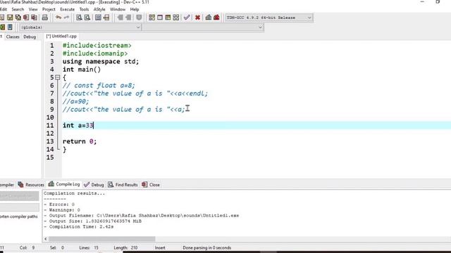 constant member function in c++|Manipulators in c++|c++ tutorial for beginners смотреть онлайн