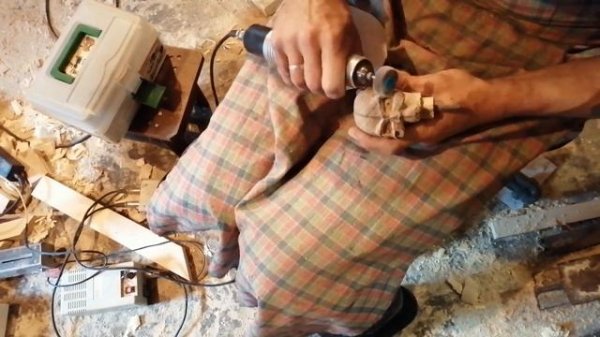 Трость своими руками. Трость из дуба. Трость с черепом