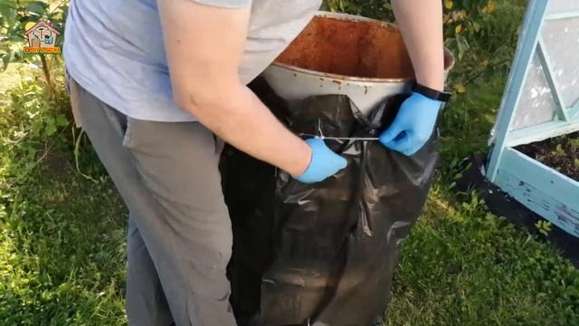 Капельный полив. Ржавую бочку не крашу. Применяю два мешка. DIY & DACHA. #122. смотреть онлайн