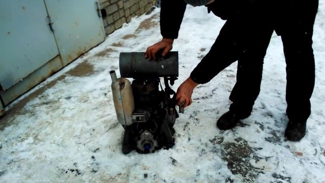 Запуск двигателя Д-300 после 20-ти лет хранения / D-300 test engine starting смотреть онлайн