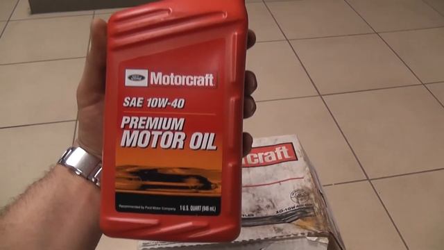 Оригинальное моторное масло FORD (Motorcraft) 10w-40 USA смотреть онлайн