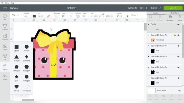 ? How to Create a Sticker Offset in Cricut Design Space смотреть онлайн