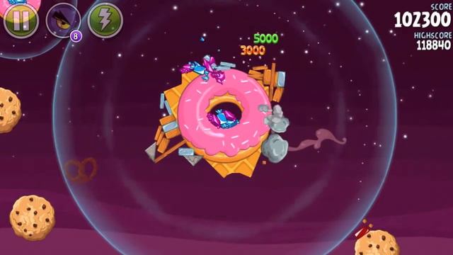 Angry Birds Space Utopia Level 4-28 3 stars Walkthrough [HD] смотреть онлайн