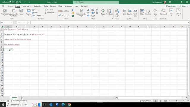 Excel Basics - Links & Bookmarks | Technology Education смотреть онлайн