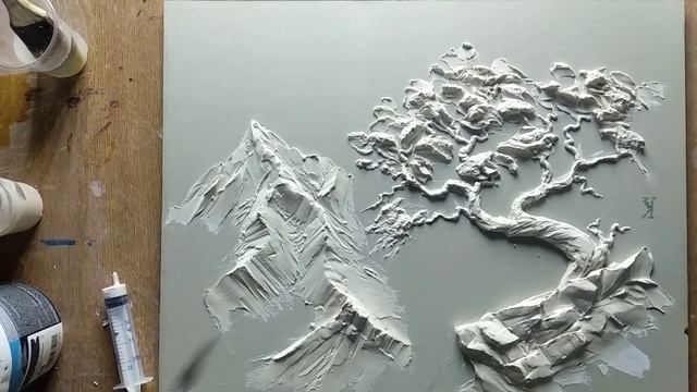 Барельеф за час. 2часть