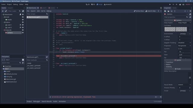 Godot Tutorial: How do I structure my project scenes? Main scene + global autoload смотреть онлайн