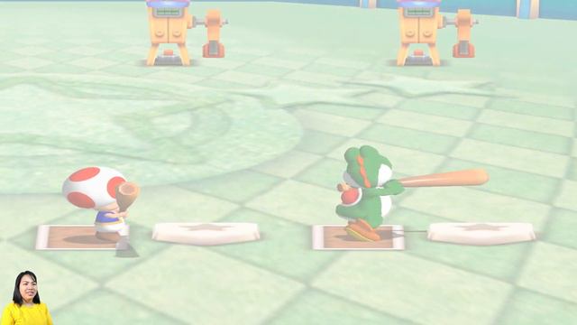 Mario Party 5 - Mini Game Decathlon - Mario vs Peach vs Toad vs Yoshi смотреть онлайн