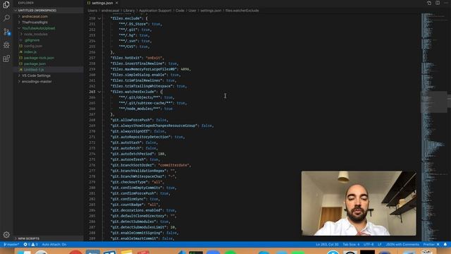VS Code Setting: files.watcherExclude смотреть онлайн