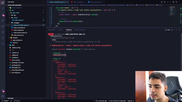 TESTES UNITÁRIOS NO NESTJS DO ZERO (CONTROLLERS) смотреть онлайн
