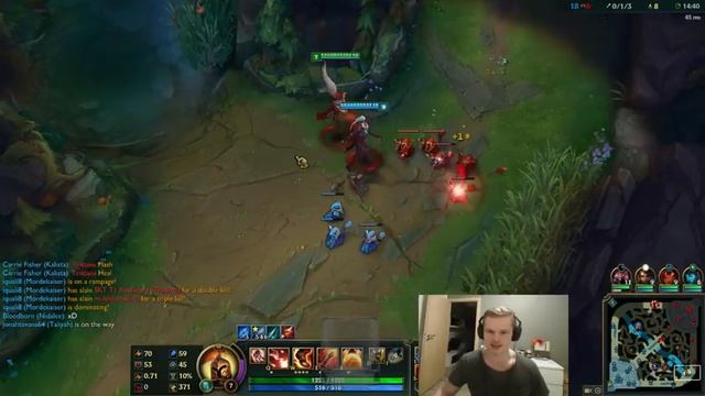 Kayle Support - Bot lane - With Eye of the Watchers S7 - Gameplay Commentary смотреть онлайн