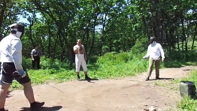 Тренировка 14.07.13. Бобро vs Алексей. Шпаги. смотреть онлайн